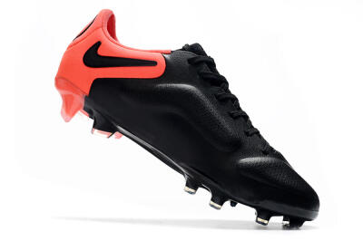 Nike Tiempo Legend 9 Elite FG Low-Tops Soccer Cleats - Black/Yellow/Red