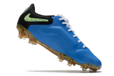 Nike Tiempo Legend 9 Elite FG Low-Tops Soccer Cleats - Blue/Yellow/Black