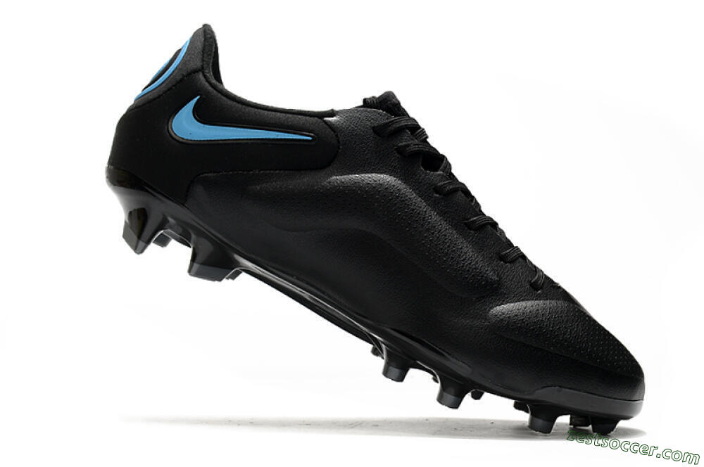 Nike Tiempo Legend 9 Elite FG Low-Tops Soccer Cleats - White/Jade/Beige 4