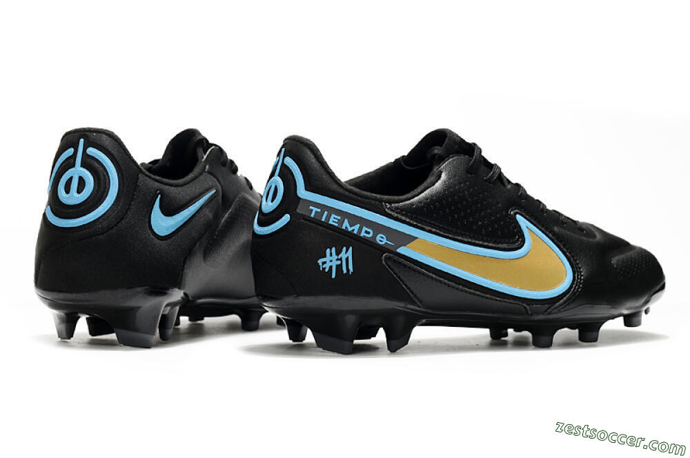 Nike Tiempo Legend 9 Elite FG Low-Tops Soccer Cleats - White/Jade/Beige 6