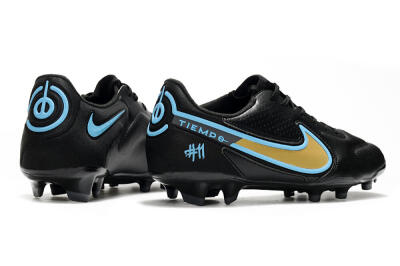 Nike Tiempo Legend 9 Elite FG Low-Tops Soccer Cleats - White/Jade/Beige