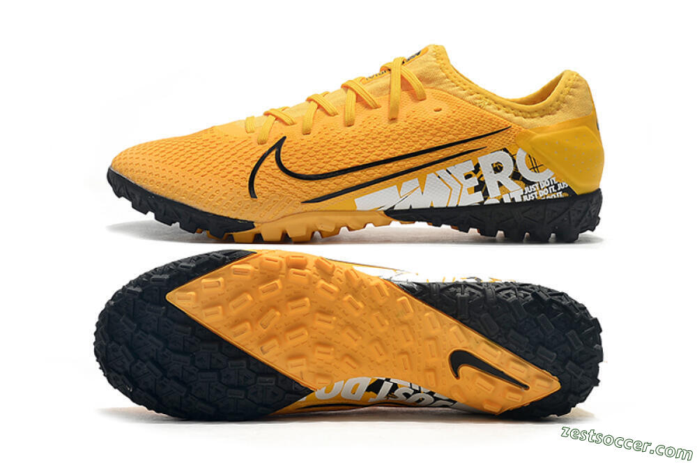 Nike Mercurial Vapor 13 Pro TF Low-Tops Soccer Shoes - Yellow/Black/White 1