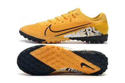 Nike Mercurial Vapor 13 Pro TF Low-Tops Soccer Shoes - Yellow/Black/White
