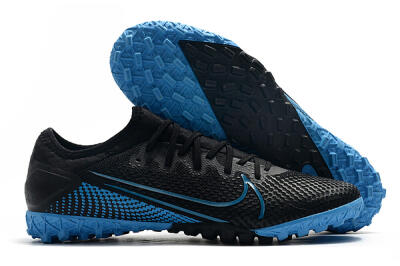 Nike Mercurial Vapor 13 Pro TF Low-Tops Soccer Shoes - Black/Jade