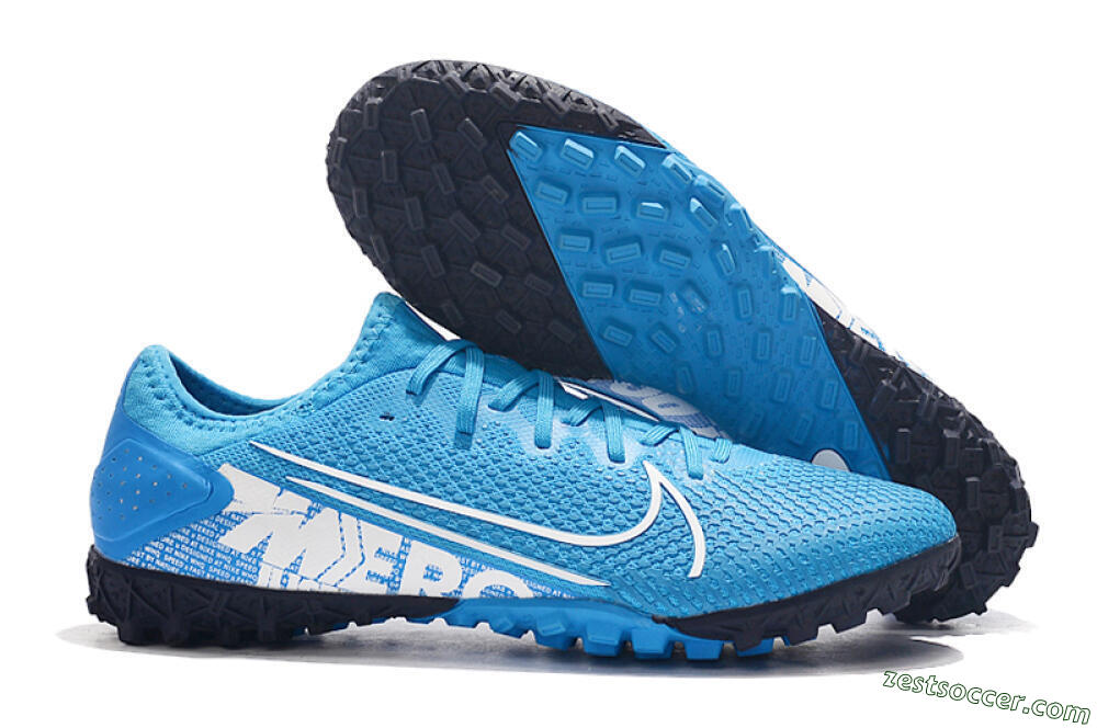 Nike Mercurial Vapor 13 Pro TF Low-Tops Soccer Shoes - Jade/White/Black 0