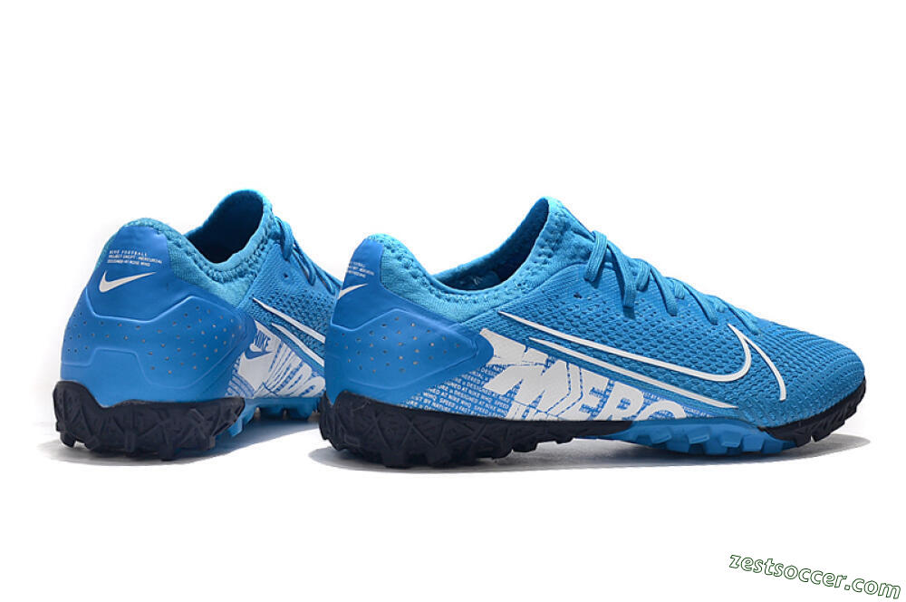 Nike Mercurial Vapor 13 Pro TF Low-Tops Soccer Shoes - Jade/White/Black 9