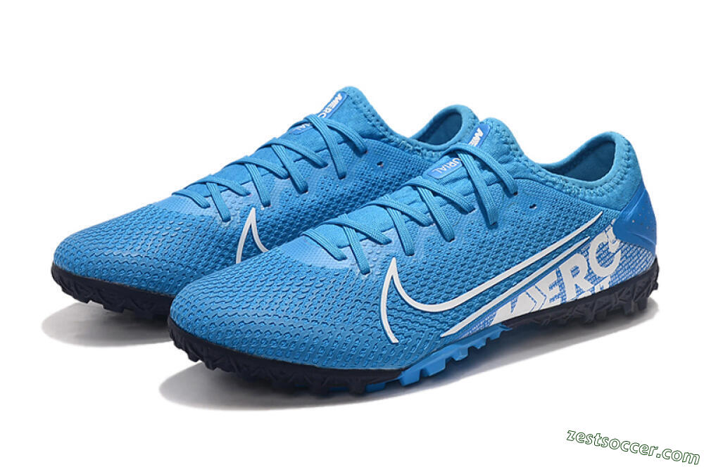 Nike Mercurial Vapor 13 Pro TF Low-Tops Soccer Shoes - Jade/White/Black 8