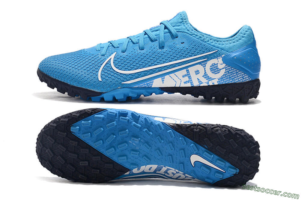 Nike Mercurial Vapor 13 Pro TF Low-Tops Soccer Shoes - Jade/White/Black 1