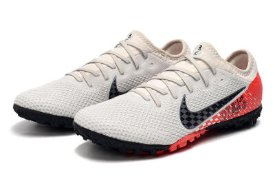 Nike Mercurial Vapor 13 Pro TF Low-Tops Soccer Shoes - White/Black/Red