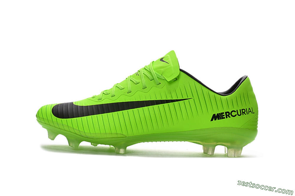 Nike Mercurial Vapor 11 FG Low-Tops Soccer Cleats - Yellow/Black 2