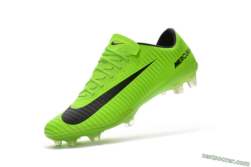 Nike Mercurial Vapor 11 FG Low-Tops Soccer Cleats - Yellow/Black 6