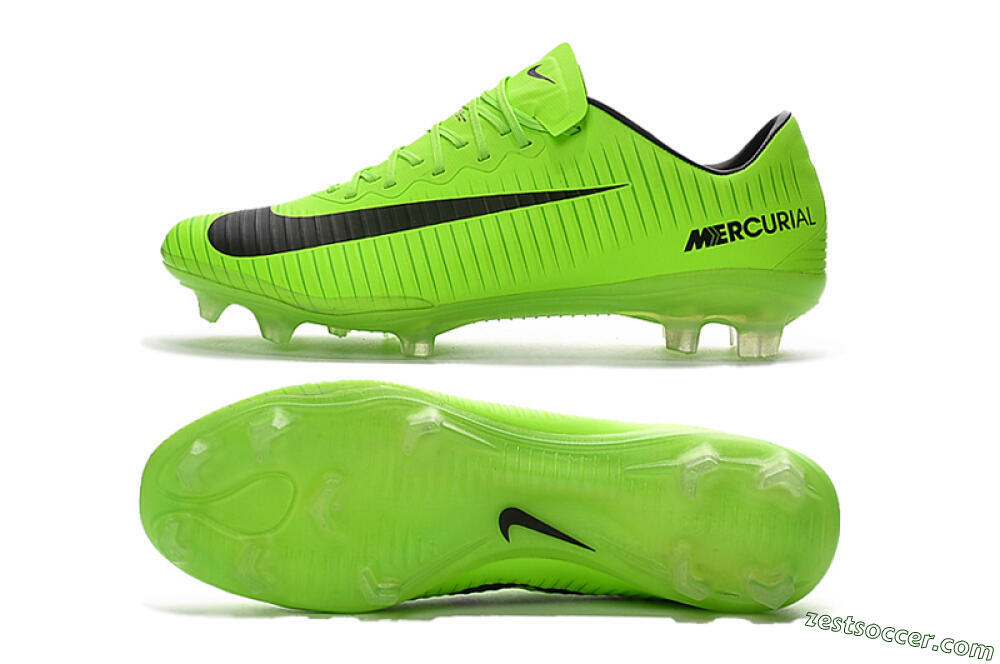 Nike Mercurial Vapor 11 FG Low-Tops Soccer Cleats - Yellow/Black 1