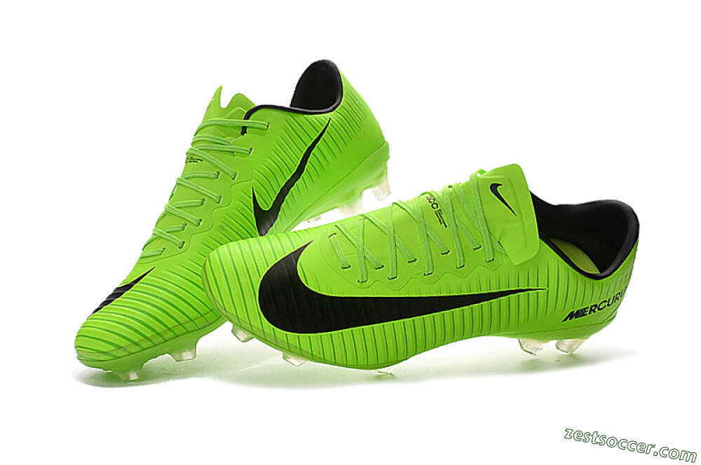 Nike Mercurial Vapor 11 FG Low-Tops Soccer Cleats - Yellow/Black 8