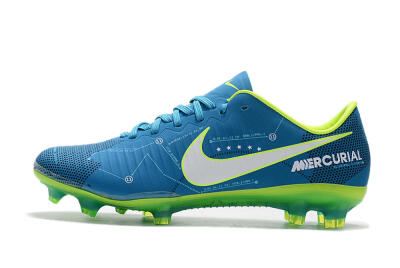 Nike Mercurial Vapor 11 FG Low-Tops Soccer Cleats - Blue/Yellow/White