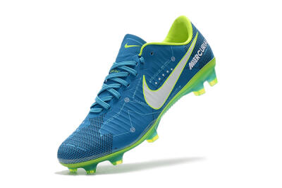 Nike Mercurial Vapor 11 FG Low-Tops Soccer Cleats - Blue/Yellow/White