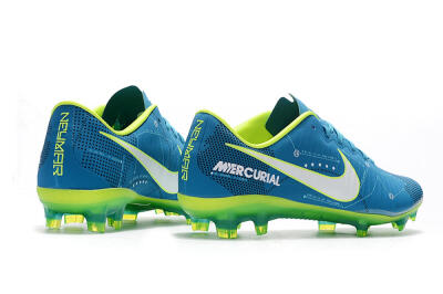 Nike Mercurial Vapor 11 FG Low-Tops Soccer Cleats - Blue/Yellow/White