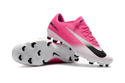 Nike Mercurial Vapor 11 FG Low-Tops Soccer Cleats - Pink/White/Black