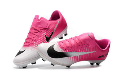 Nike Mercurial Vapor 11 FG Low-Tops Soccer Cleats - Pink/White/Black