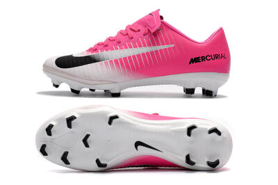 Nike Mercurial Vapor 11 FG Low-Tops Soccer Cleats - Pink/White/Black