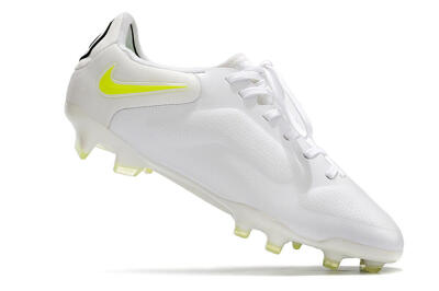Nike Tiempo Legend 9 Elite FG Low-Tops Soccer Cleats - White/Black