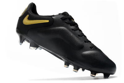 Nike Tiempo Legend 9 Elite FG Low-Tops Soccer Cleats - Black/Yellow