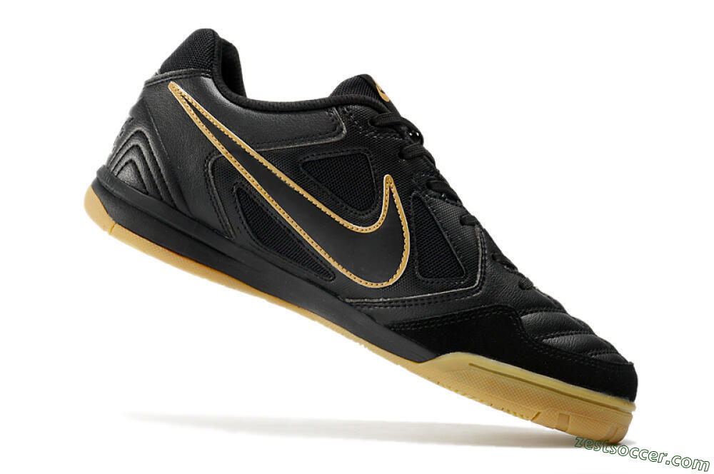 Supreme x Nike SB Gato IC Low-Tops Soccer Shoes - Black/Brown 4
