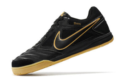 Supreme x Nike SB Gato IC Low-Tops Soccer Shoes - Black/Brown