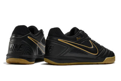 Supreme x Nike SB Gato IC Low-Tops Soccer Shoes - Black/Brown