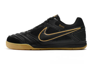 Supreme x Nike SB Gato IC Low-Tops Soccer Shoes - Black/Brown