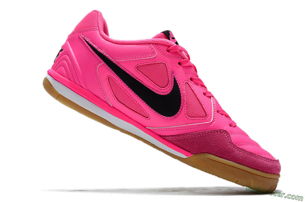 Supreme x Nike SB Gato IC Low-Tops Soccer Shoes - Pink/Black/White 4