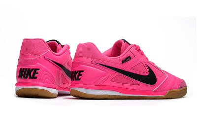 Supreme x Nike SB Gato IC Low-Tops Soccer Shoes - Pink/Black/White