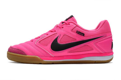 Supreme x Nike SB Gato IC Low-Tops Soccer Shoes - Pink/Black/White