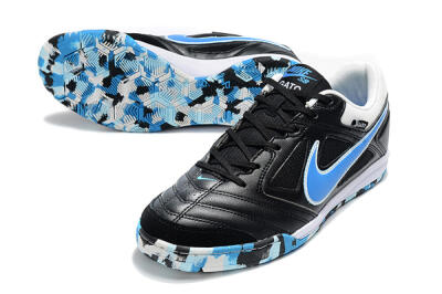 Supreme x Nike SB Gato IC Low-Tops Soccer Shoes - Black/Blue/White