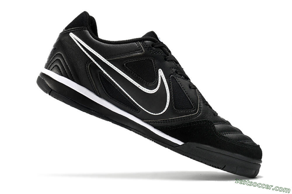 Supreme x Nike SB Gato IC Low-Tops Soccer Shoes - Black/White 4