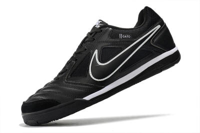 Supreme x Nike SB Gato IC Low-Tops Soccer Shoes - Black/White