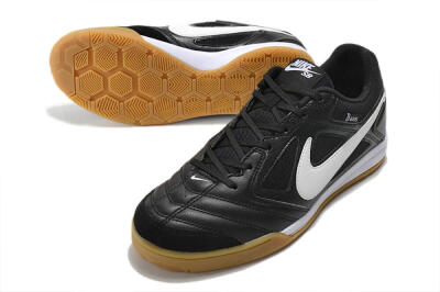 Supreme x Nike SB Gato IC Low-Tops Soccer Shoes - Black/White/Brown