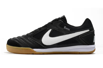 Supreme x Nike SB Gato IC Low-Tops Soccer Shoes - Black/White/Brown