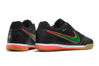 Supreme x Nike SB Gato IC Low-Tops Soccer Shoes - Black/Red/Green