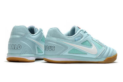 Supreme x Nike SB Gato IC Low-Tops Soccer Shoes - Jade/White/Brown