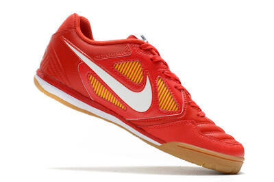 Supreme x Nike SB Gato IC Low-Tops Soccer Shoes - Red/White/Yellow