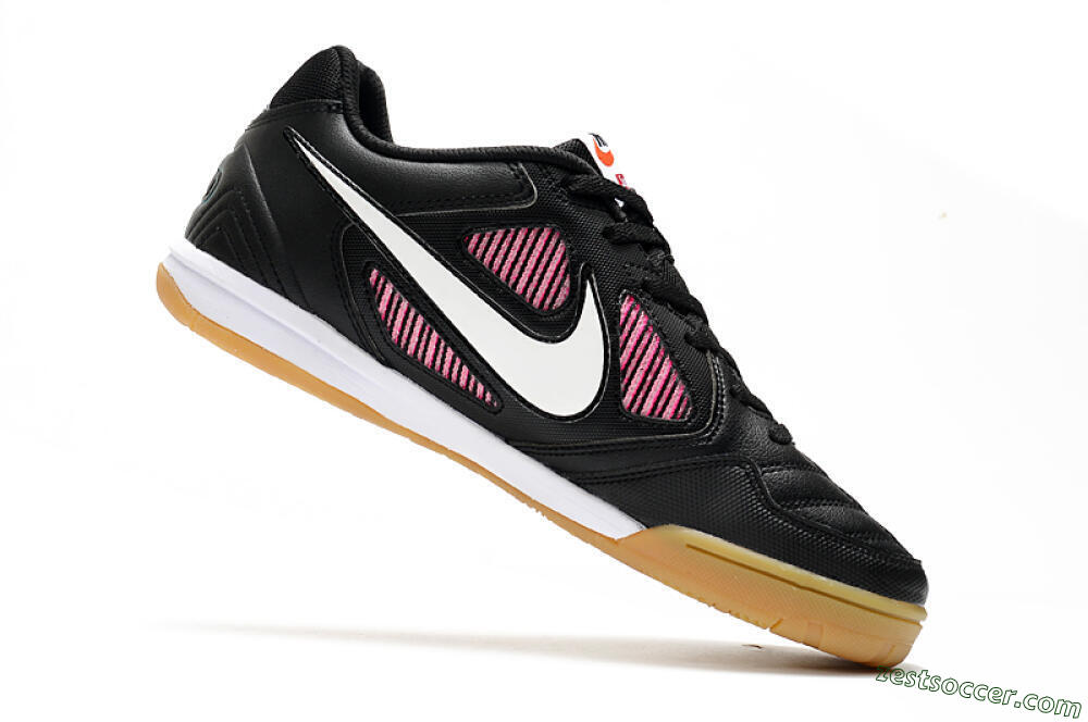 Supreme x Nike SB Gato IC Low-Tops Soccer Shoes - Black/White/Red 4