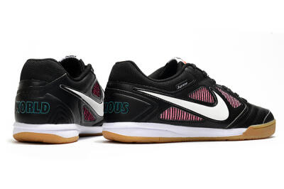 Supreme x Nike SB Gato IC Low-Tops Soccer Shoes - Black/White/Red