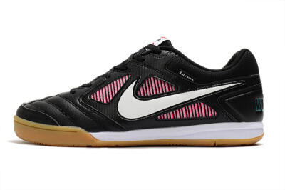 Supreme x Nike SB Gato IC Low-Tops Soccer Shoes - Black/White/Red