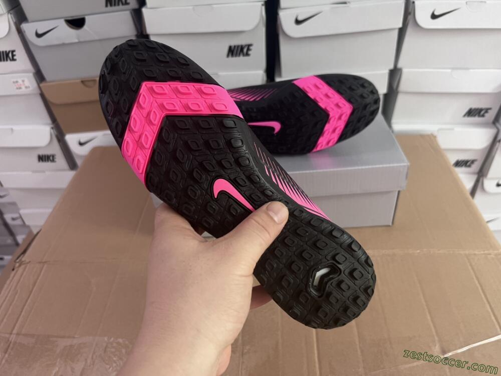 Nike Air Zoom Mercurial Vapor 16 Elite TF Low-Tops Soccer Shoes - Black/Pink