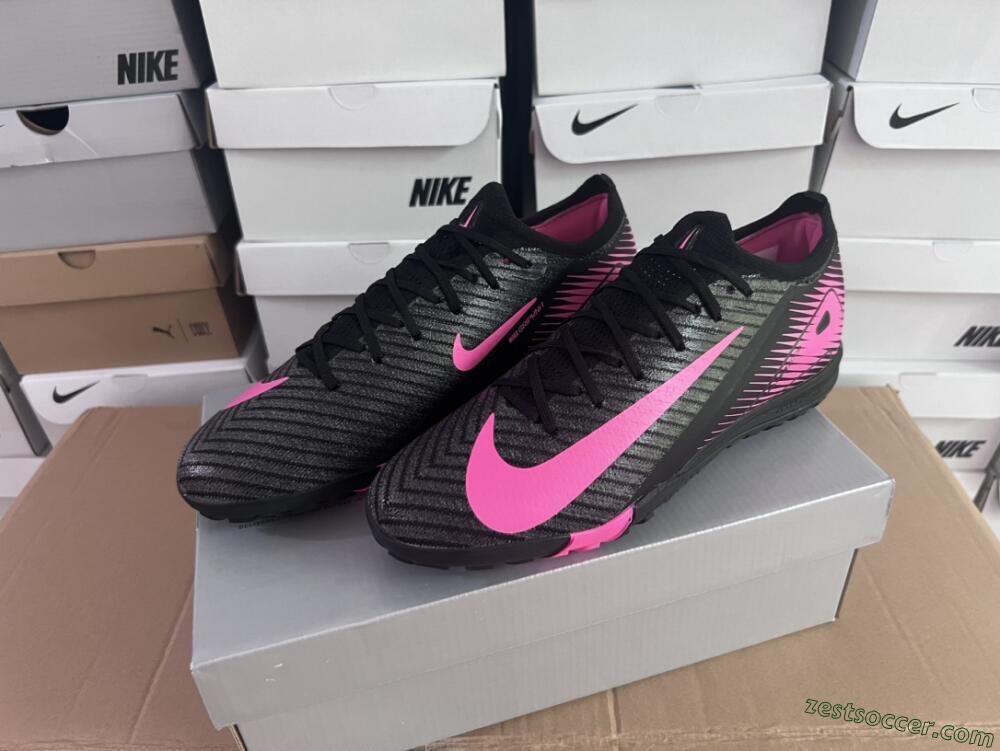 Nike Air Zoom Mercurial Vapor 16 Elite TF Low-Tops Soccer Shoes - Black/Pink