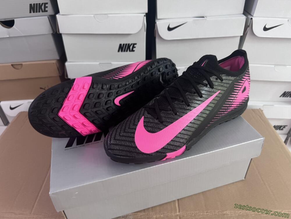 Nike Air Zoom Mercurial Vapor 16 Elite TF Low-Tops Soccer Shoes - Black/Pink