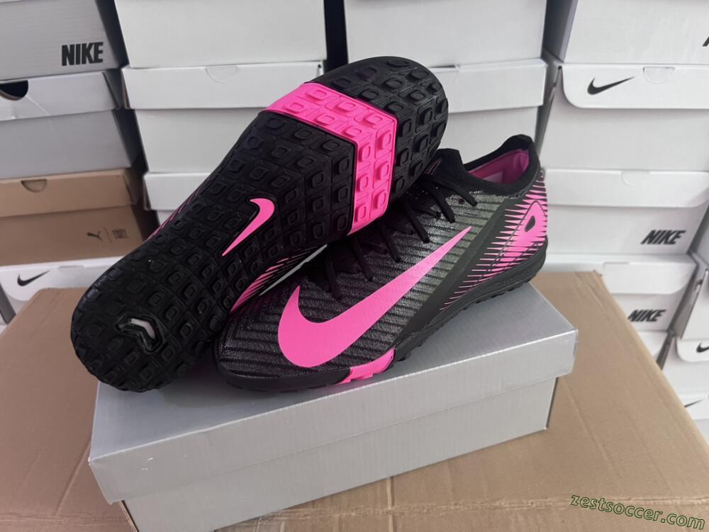 Nike Air Zoom Mercurial Vapor 16 Elite TF Low-Tops Soccer Shoes - Black/Pink
