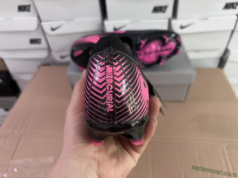 Nike Air Zoom Mercurial Vapor 16 Elite FG Low-Tops Soccer Cleats - Black/Pink