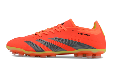 Adidas Predator 24 Elite AG Low-Tops Soccer Cleats - Red/Silver/Yellow