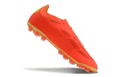 Adidas Predator 24 Elite AG Low-Tops Soccer Cleats - Red/Silver/Yellow
